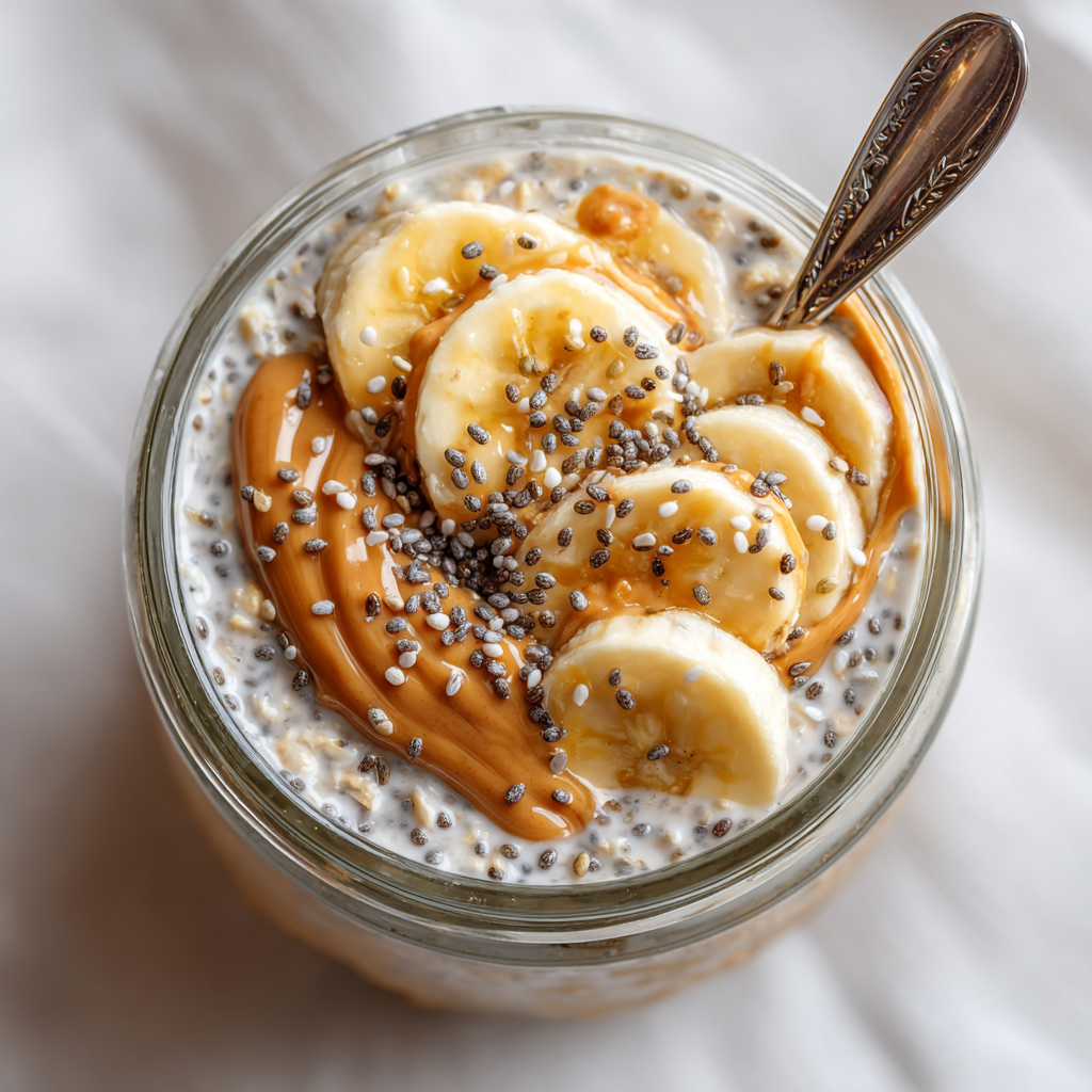Banana Chia Overnight Oats
